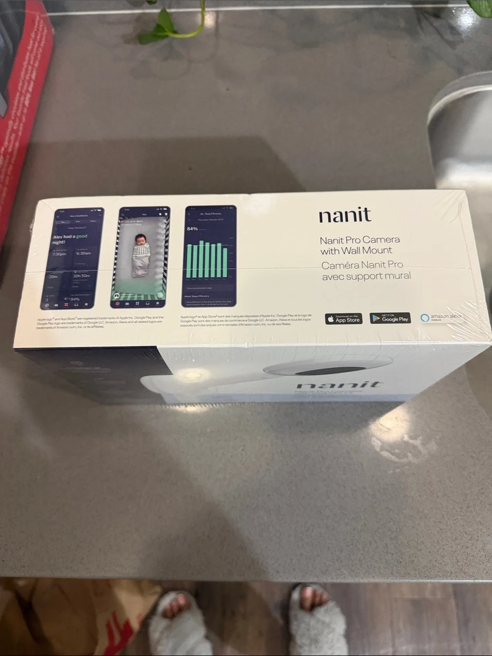 Nanit Pro Camera with Wall Mount - White